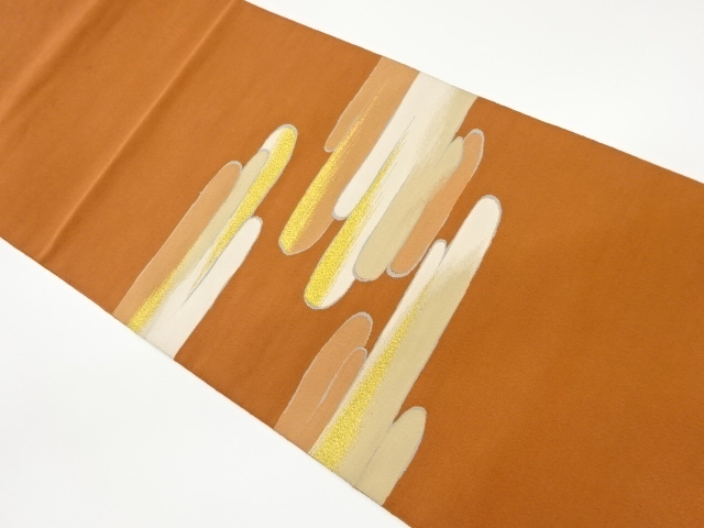 リサイクル　綴れヱ霞模様織出し名古屋帯